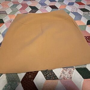 Wool/ angora blend skirt. Classy camel color.Excellent piece for capsule